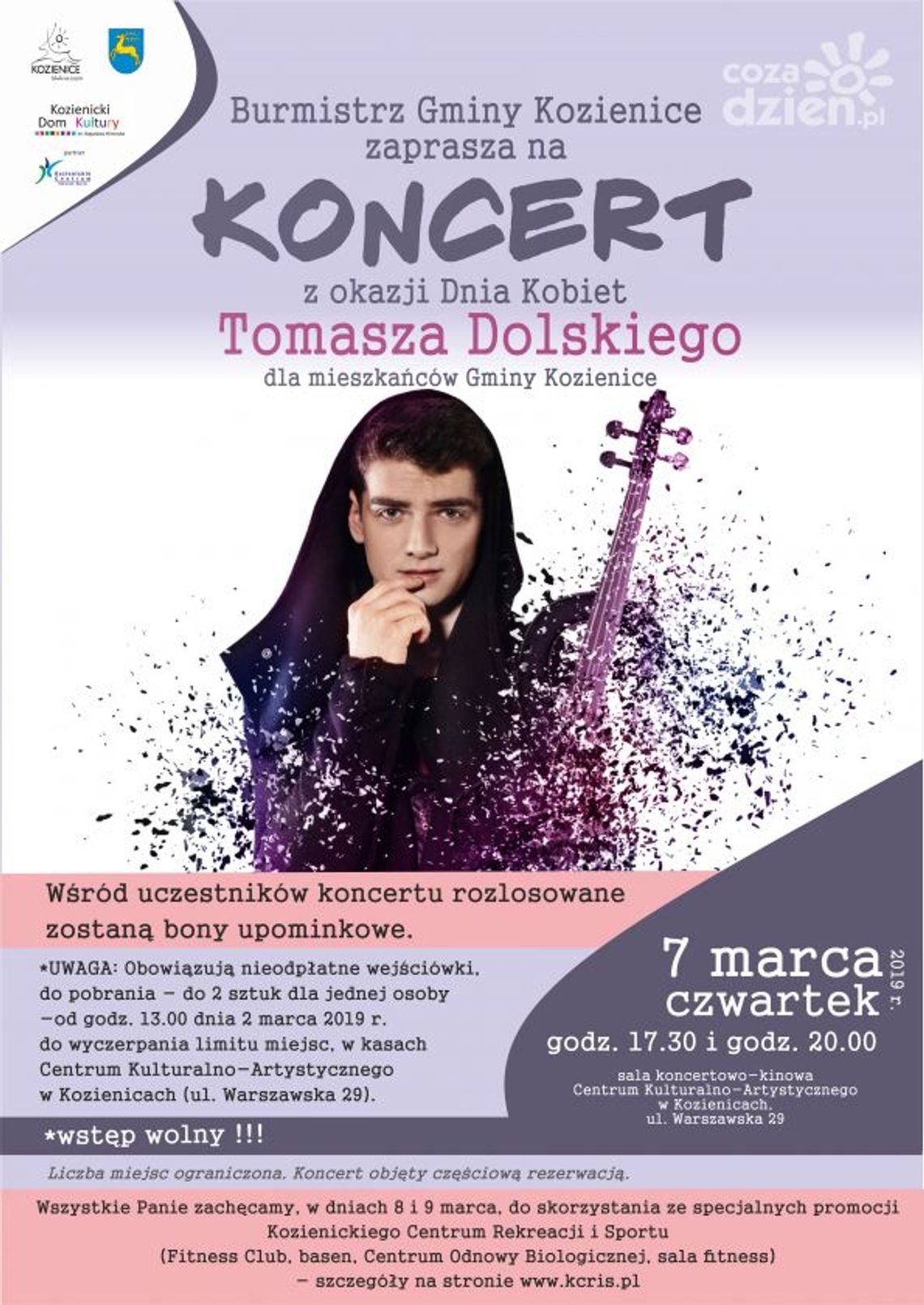 Kozienice. Koncert Tomasza Dolskiego