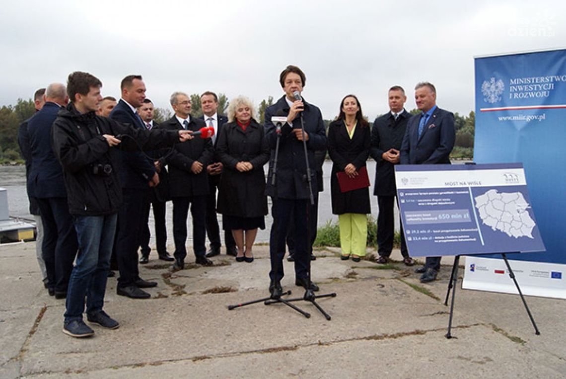 Kozienice. Powstanie most na Wiśle Kozienice. Powstanie most na Wiśle