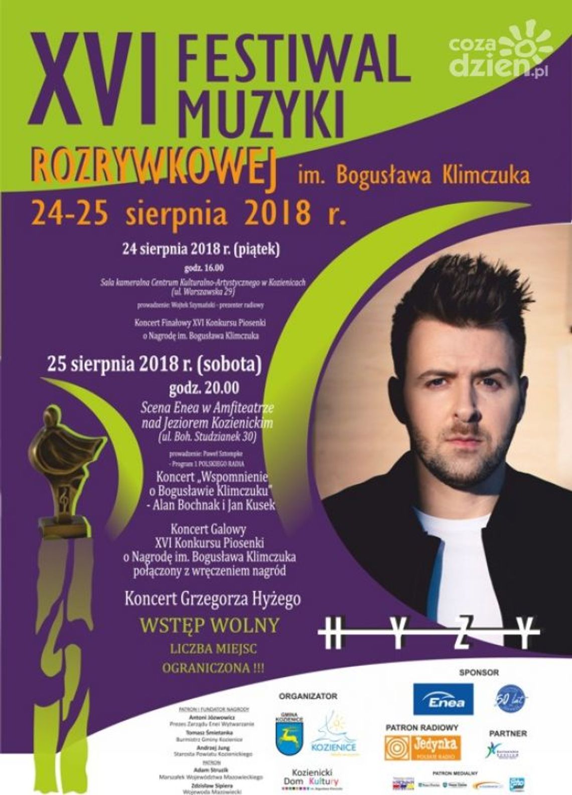 Kozienice. XVI Konkurs Piosenki o nagrodę im. B. Klimczuka Kozienice. XVI Konkurs Piosenki o nagrodę im. B. Klimczuka