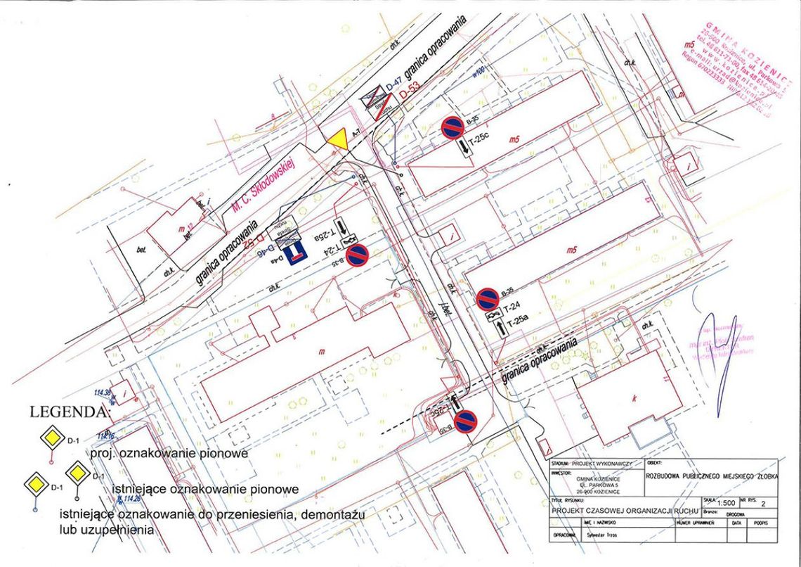 Kozienice. Zmiana organizacji ruchu przy ul. Skłodowskiej Kozienice. Zmiana organizacji ruchu przy ul. Skłodowskiej