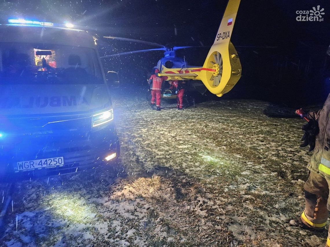 Krwawa awantura. Mężczyzna dźgnięty nożem