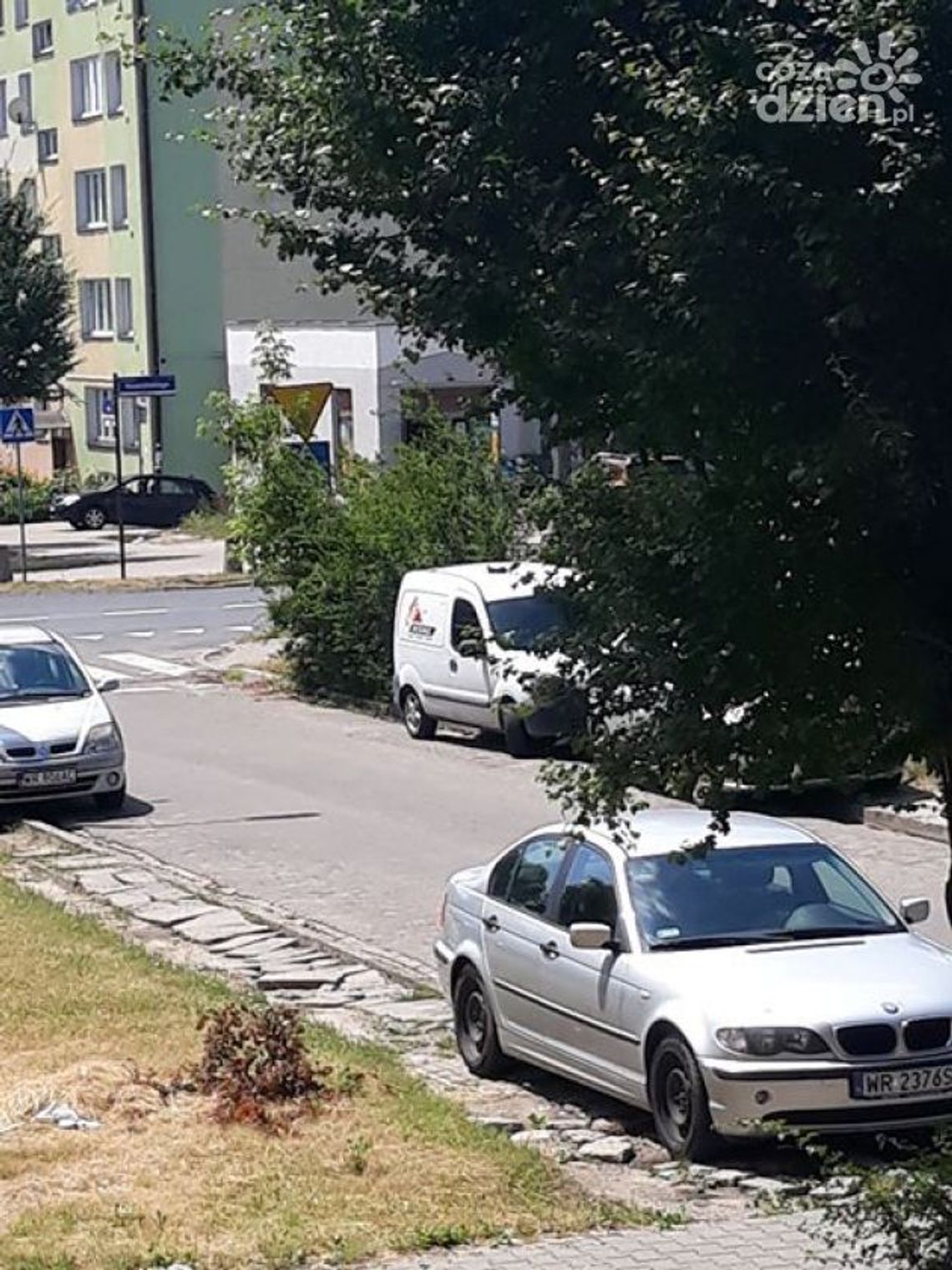 Krzaki ograniczają widoczność. Będą przycięte Krzaki ograniczają widoczność. Będą przycięte