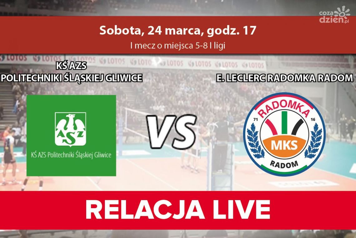 KŚ AZS Politechniki Śląskiej Gliwice - E. Leclerc Radomka Radom (relacja TV)