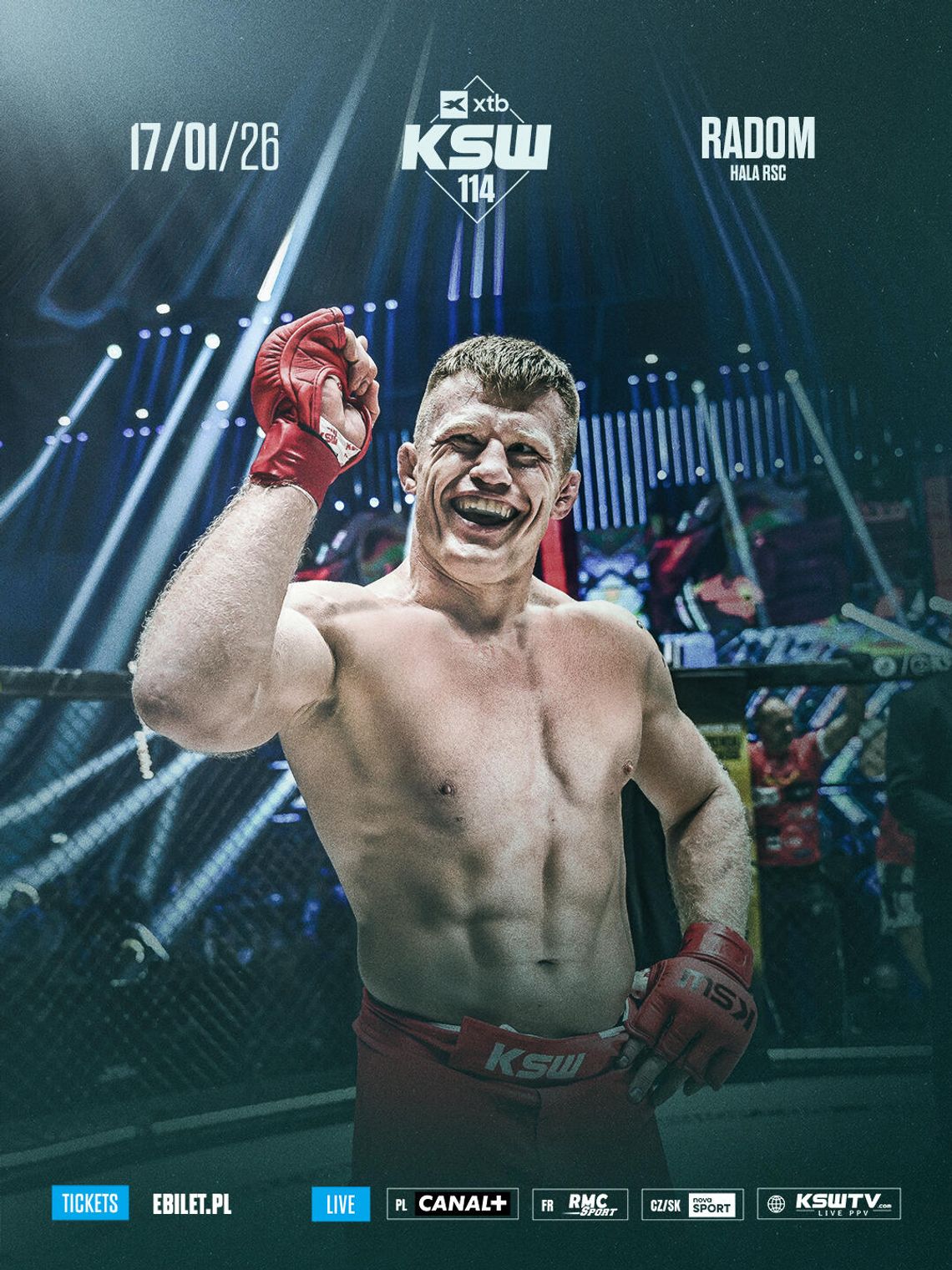 KSW wraca do Radomia! Kolejna gala w Radomskim Centrum Sportu już w styczniu 2026 roku