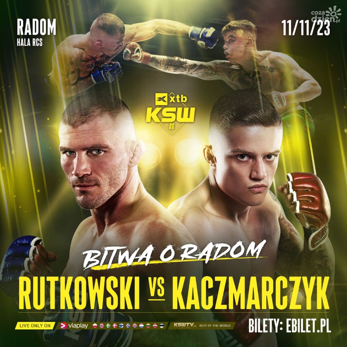 KSW wraca do Radomia! W listopadzie starcie Rutkowski vs Kaczmarczyk! KSW wraca do Radomia! W listopadzie starcie Rutkowski vs Kaczmarczyk!