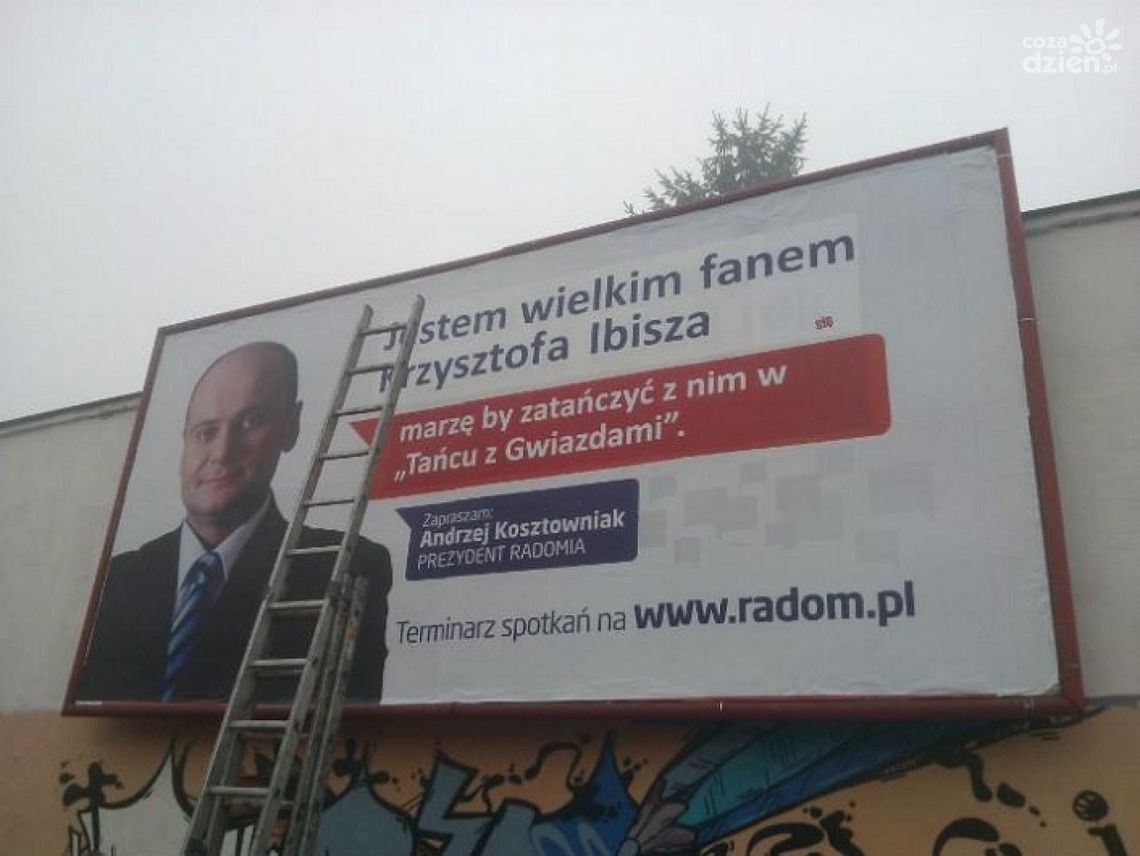 Kto żartuje z prezydenta na billboardach?