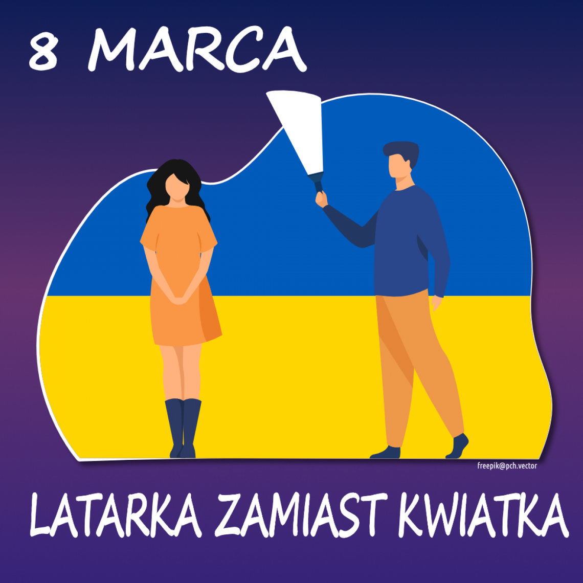 Latarka zamiast kwiatka