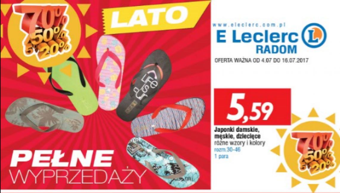 Lato pełne wyprzedaży z E.Leclerc