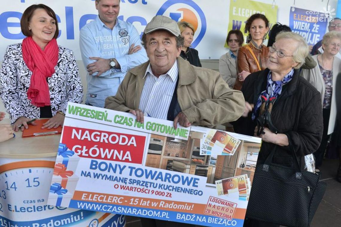 Leclerc rozdawał nagrody, w tym bon na 9 tys. zł!