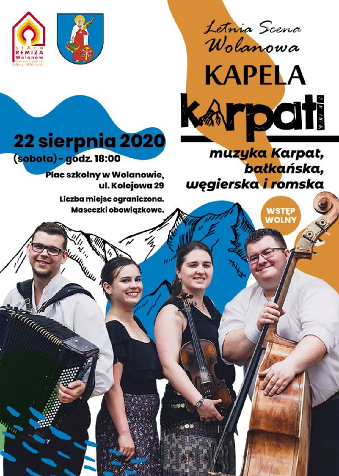 Letnia Scena Wolanowa. Kapela Karpati Letnia Scena Wolanowa. Kapela Karpati