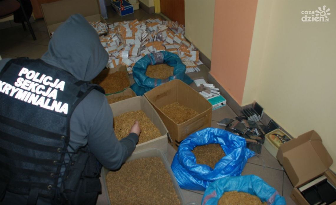 Lipsko. Nielegalny tytoń i alkohol w rękach policji