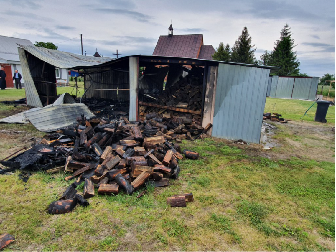 Lipsko. Śmiertelny pożar w Jaworskiej Woli 