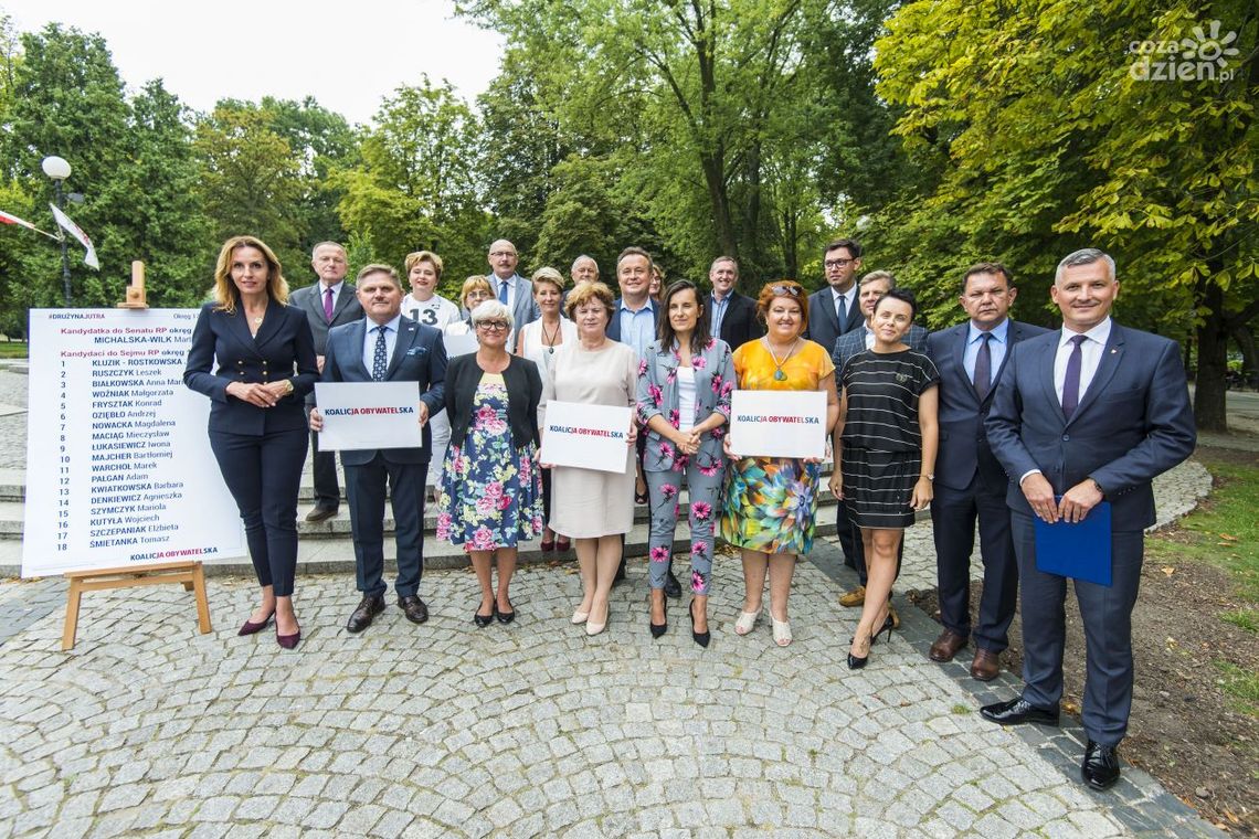 Lista Koalicji Obywatelskiej zaprezentowana