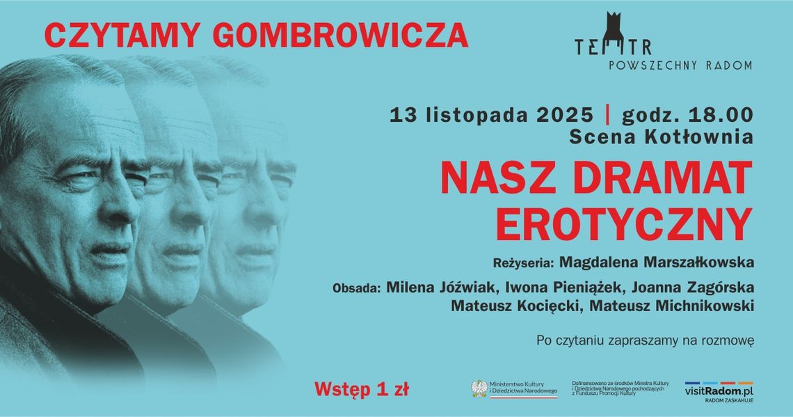 Listopadowe czytania w Teatrze Powszechnym. Szykują się dwa spotkania