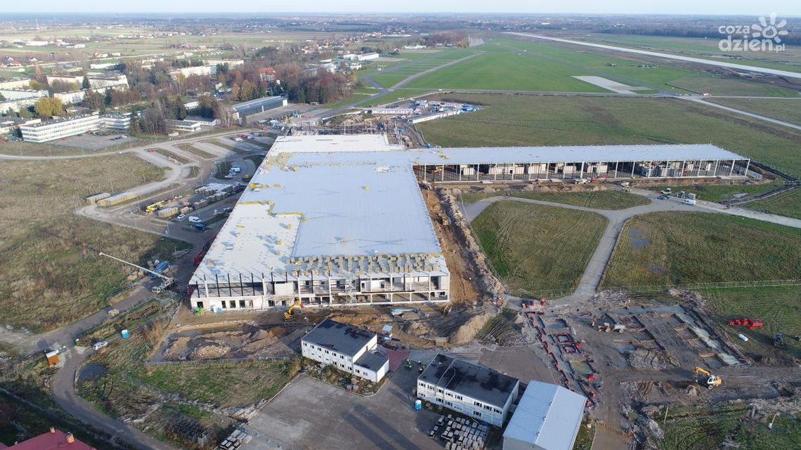 Lotnisko w Radomiu. Zobacz postęp prac Lotnisko w Radomiu. Zobacz postęp prac