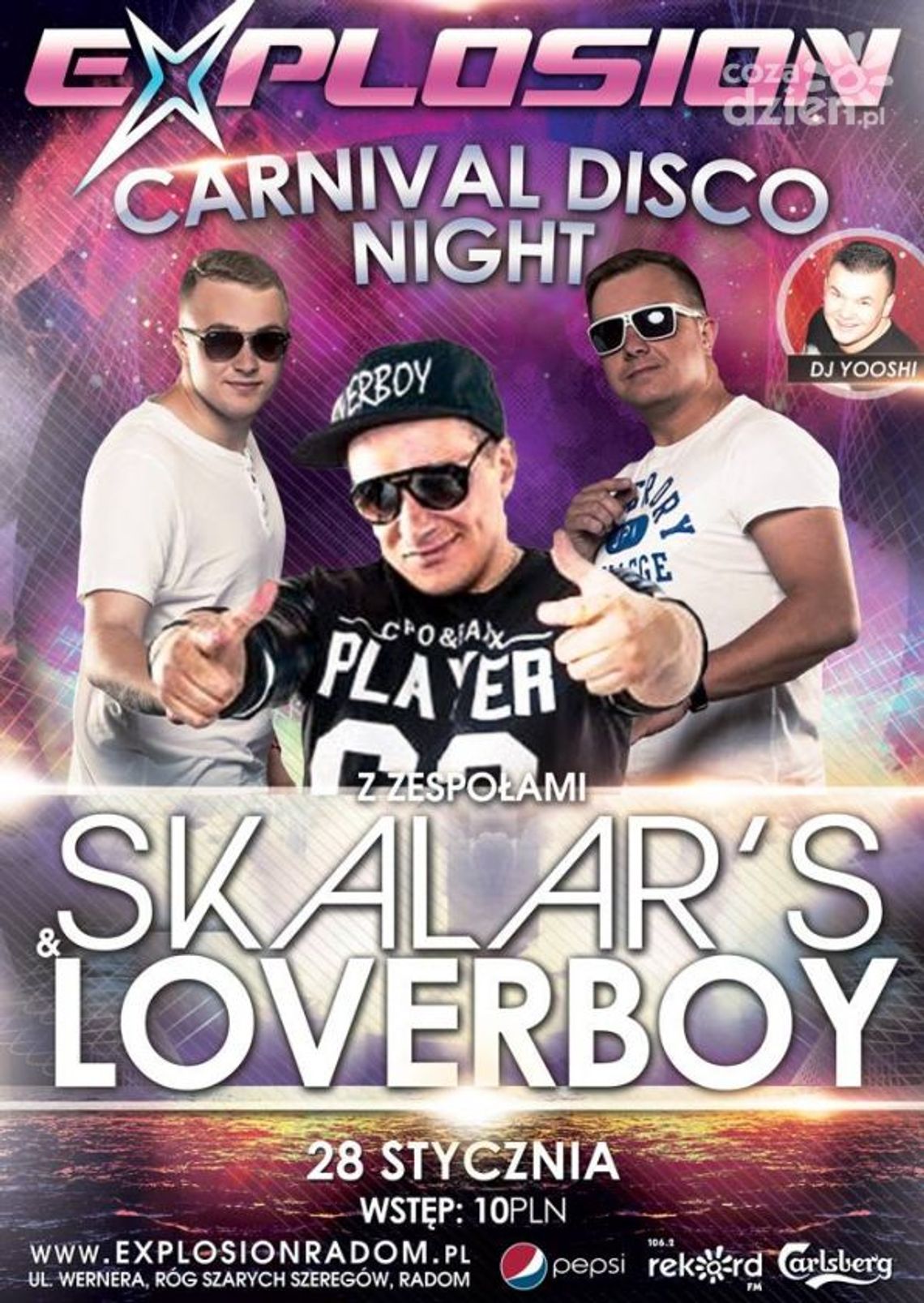 Loverboy i Skalars w klubie Explosion