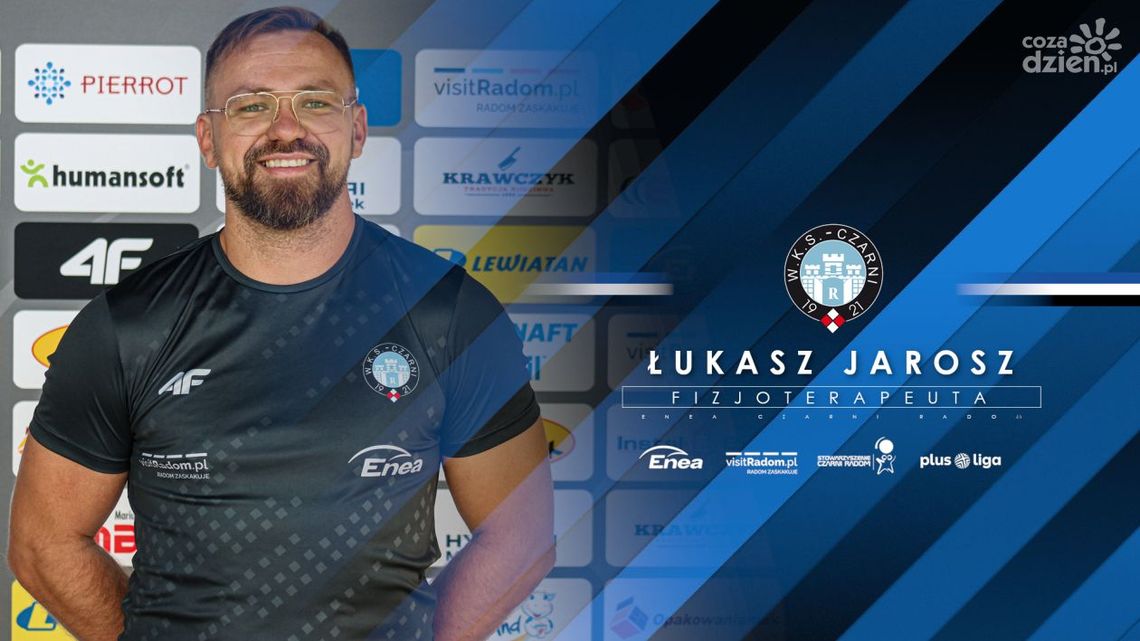 Łukasz Jarosz nowym fizjoterapeutą Enei Czarnych Radom Łukasz Jarosz nowym fizjoterapeutą Enei Czarnych Radom