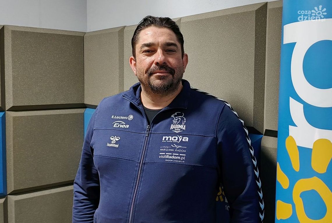 Łukasz Kruk, dyrektor Moya Radomki Radom przed startem fazy play-off Tauron Ligi Łukasz Kruk, dyrektor Moya Radomki Radom przed startem fazy play-off Tauron Ligi