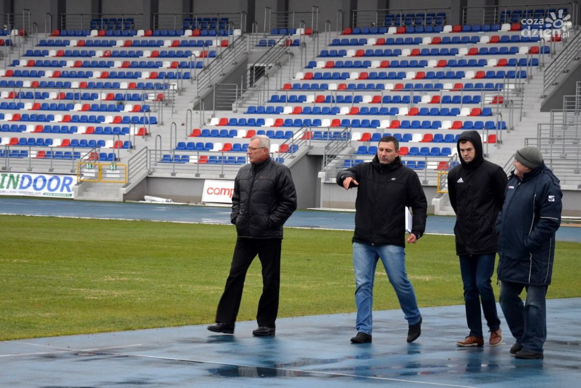 Lustracja PZPN stadionu przy ul. Narutowicza Lustracja PZPN stadionu przy ul. Narutowicza