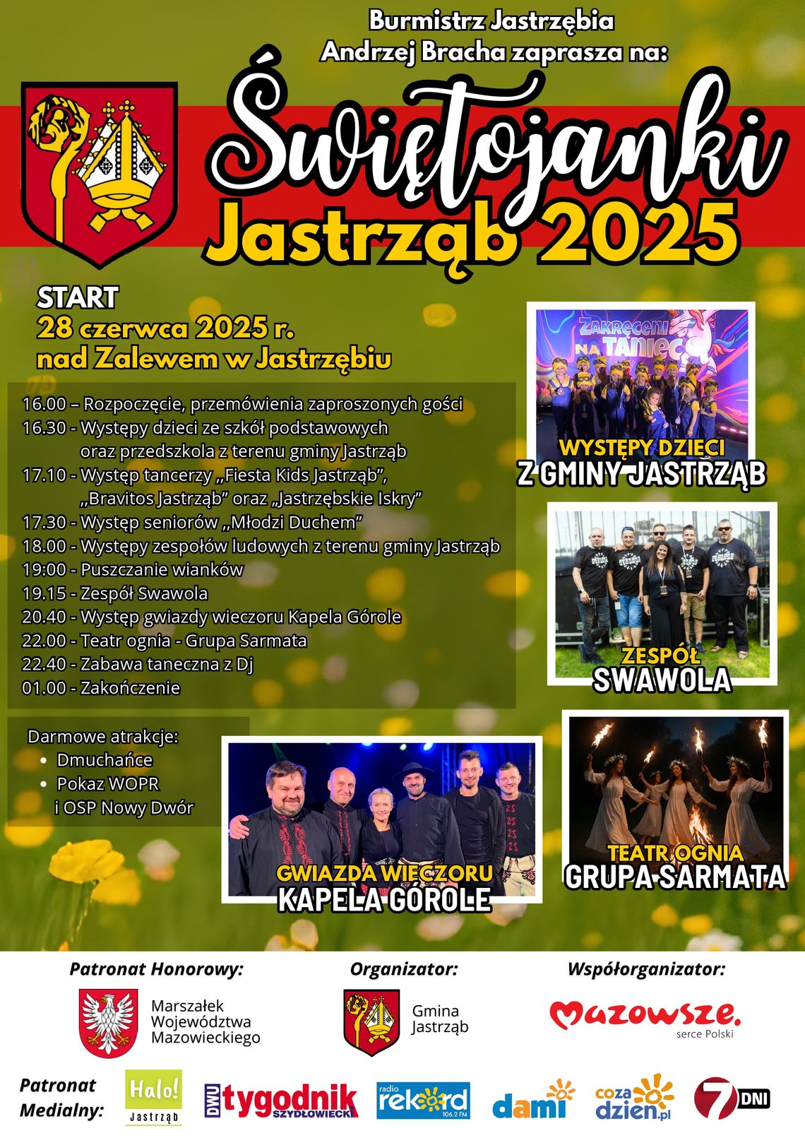 Magia lata nad Zalewem. Świętojanki 2025 w Jastrzębiu już 28 czerwca Magia lata nad Zalewem. Świętojanki 2025 w Jastrzębiu już 28 czerwca