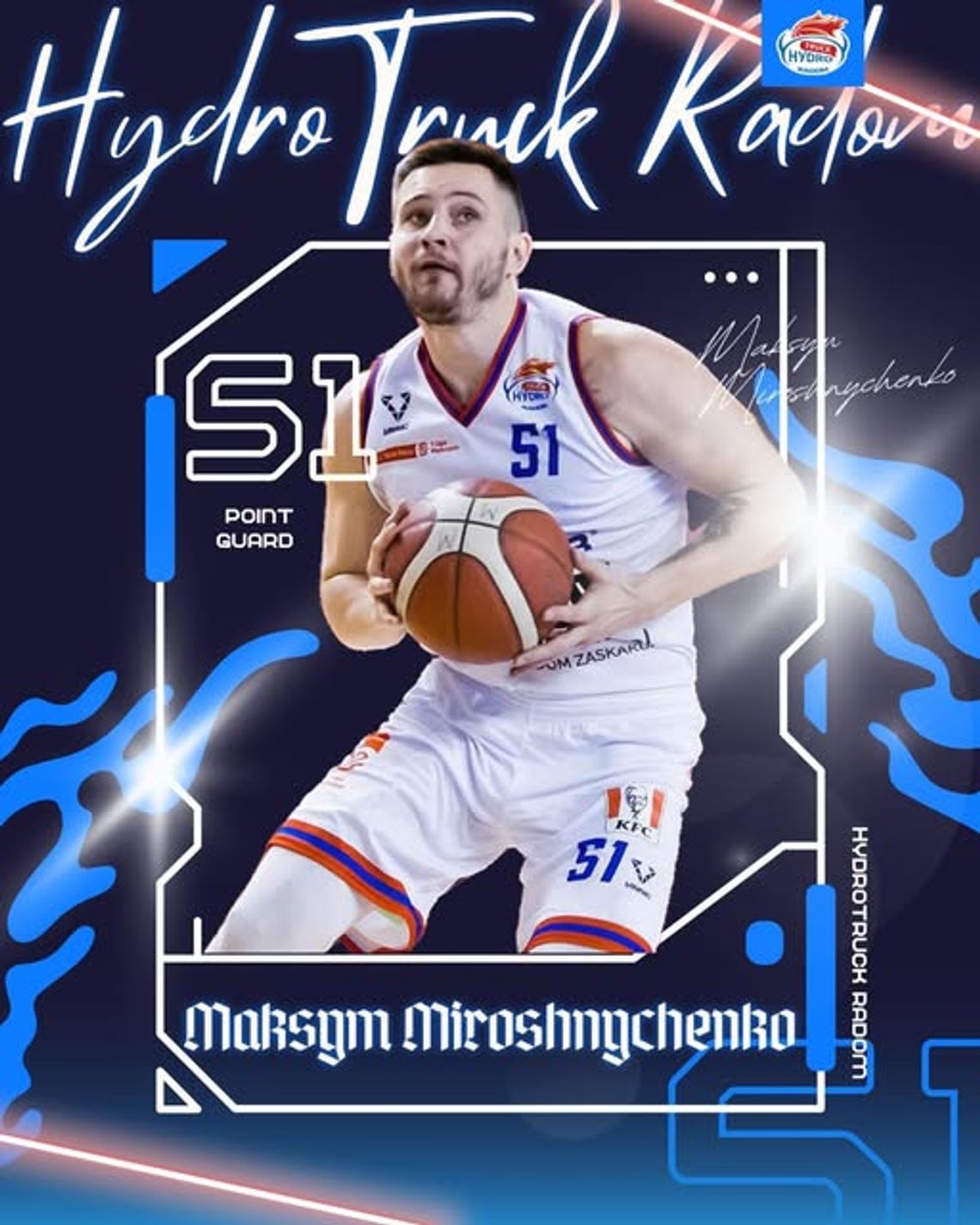 Maksym Miroshnychenko przedłużył kontrakt z HydroTruckiem Radom