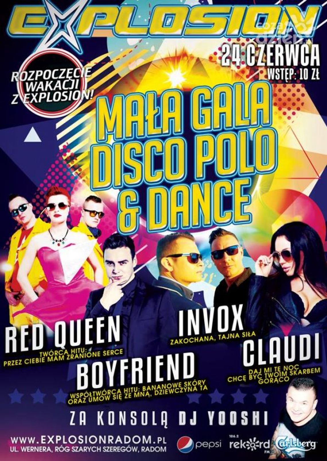 Mała gala Disco Polo & Dance w klubie Explosion