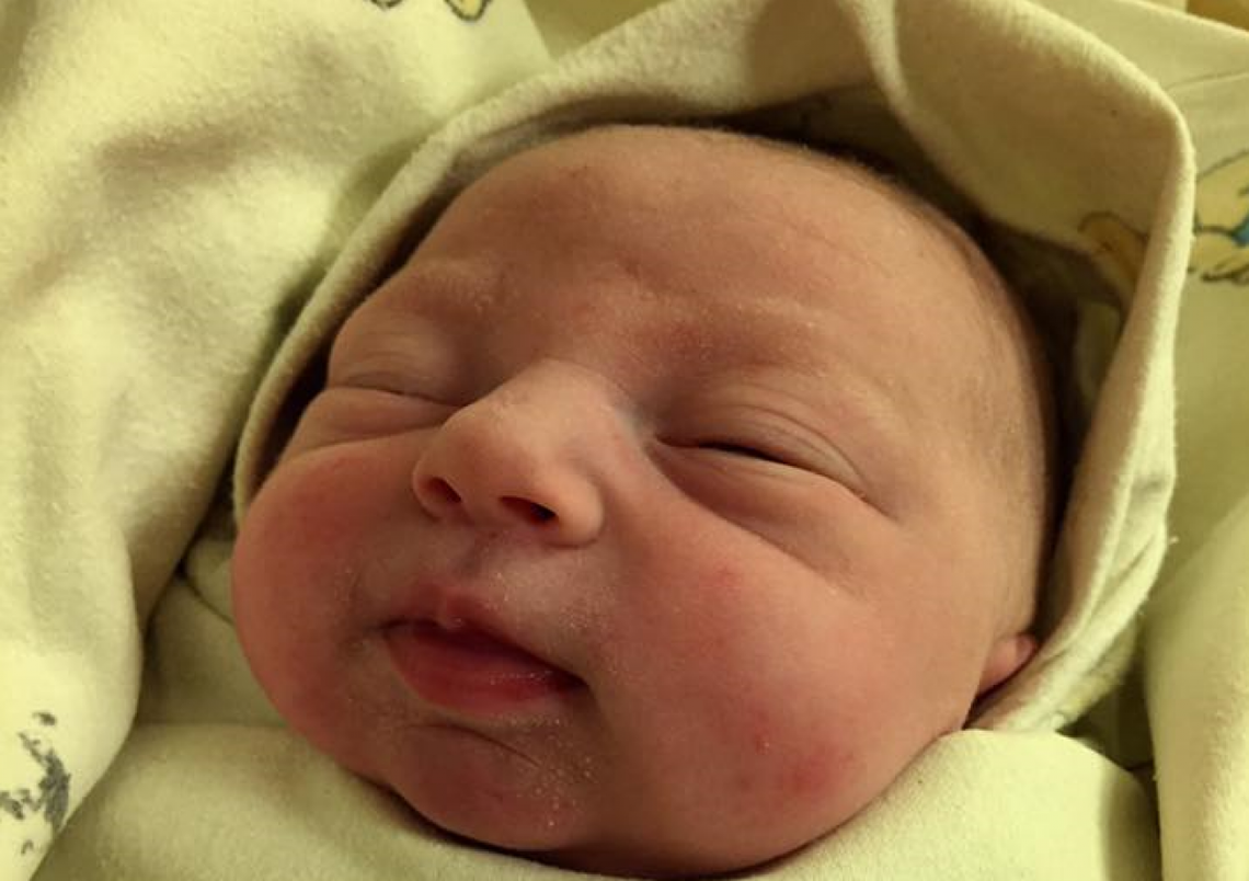 Marcin Dąbrowski - dumny tata!