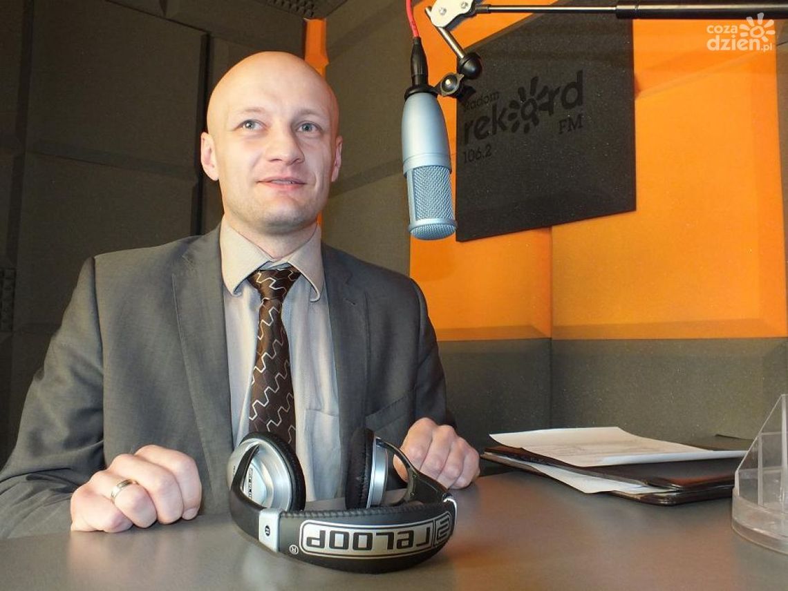 Marcin Gierczak - rozmowa w studiu lokalnym Radia Rekord