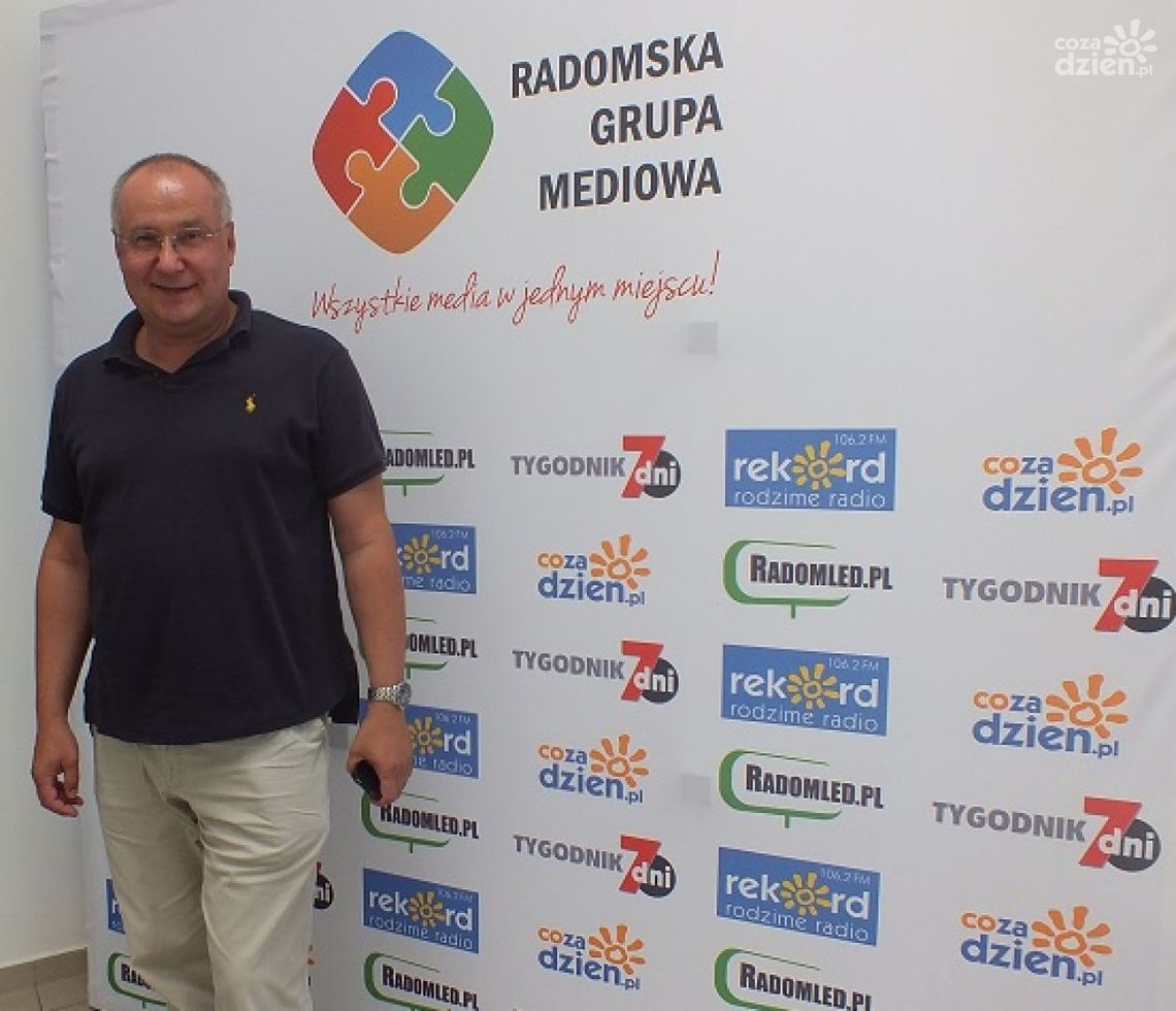 Marek WIKIŃSKI - rozmowa w studiu lokalnym Radia Rekord