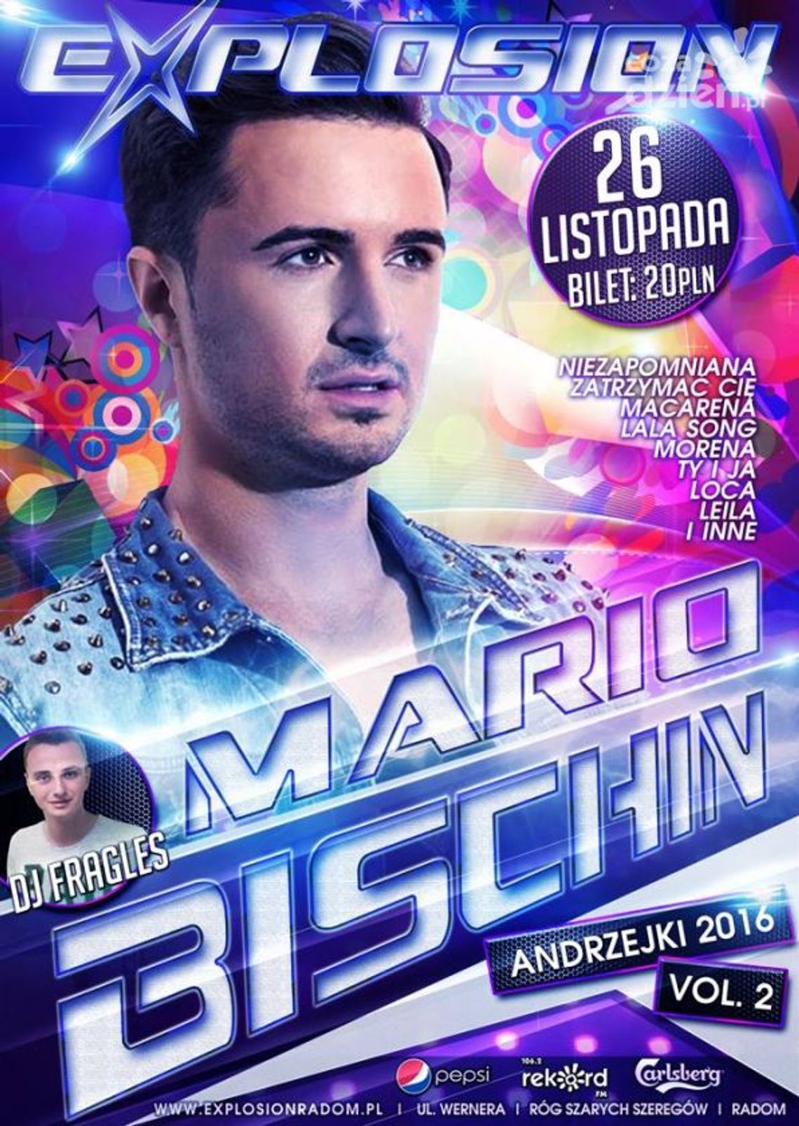 Mario Bischin w Explosion