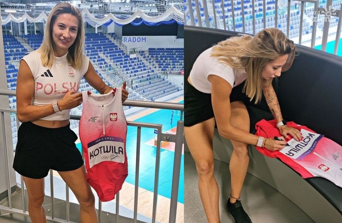 Martyna Kotwiła przekazała swój reprezentacyjny trykot z Paryża do muzeum sportu w Radomiu! Martyna Kotwiła przekazała swój reprezentacyjny trykot z Paryża do muzeum sportu w Radomiu!
