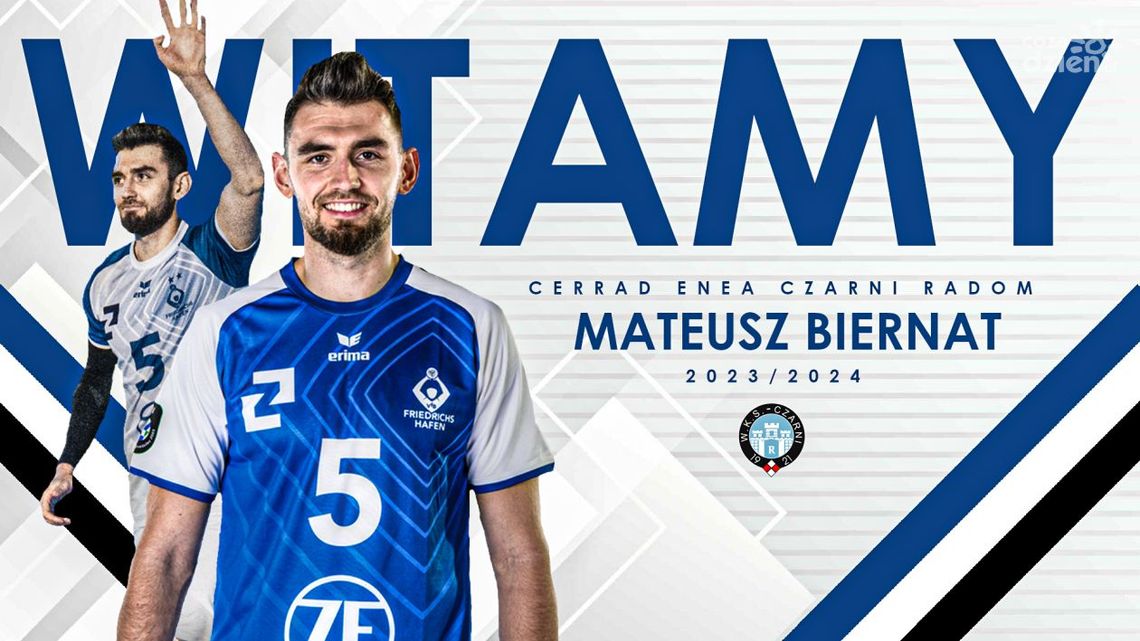 Mateusz Biernat nowym rozgrywającym Cerradu Enei Czarnych Radom