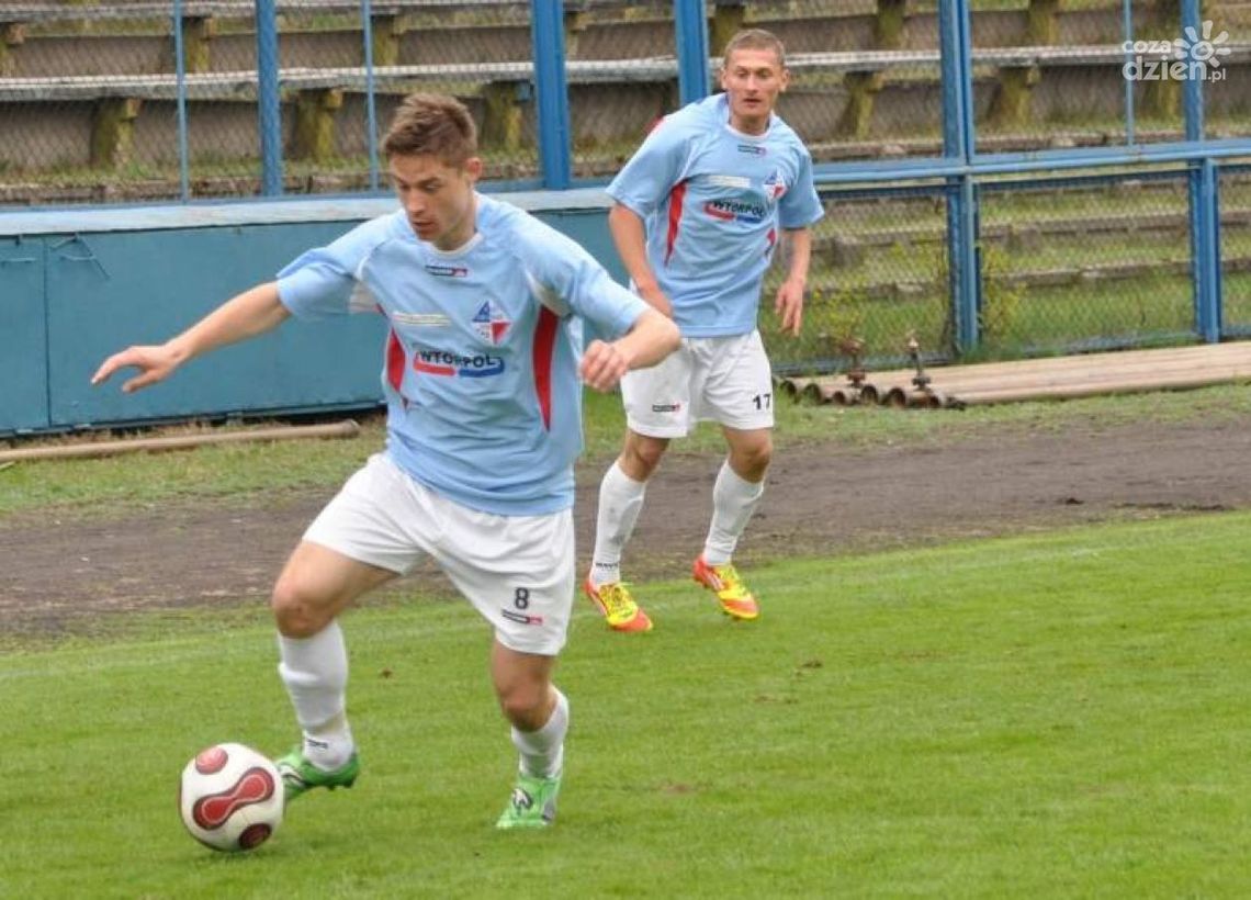 Mateusz Dziubek na treningu Broni Mateusz Dziubek na treningu Broni