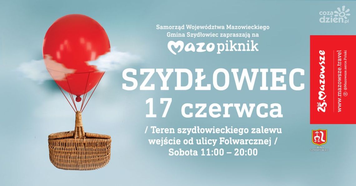 MAZOpiknik w Szydłowcu. Co w programie?