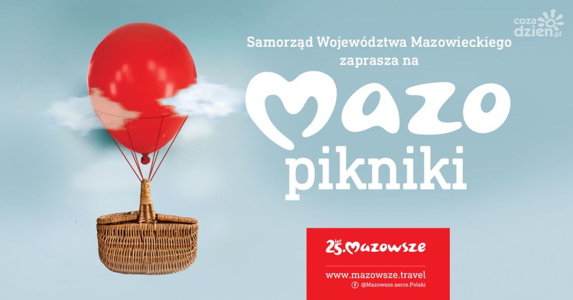 MAZOpikniki w 15 miejscach na Mazowszu! MAZOpikniki w 15 miejscach na Mazowszu!