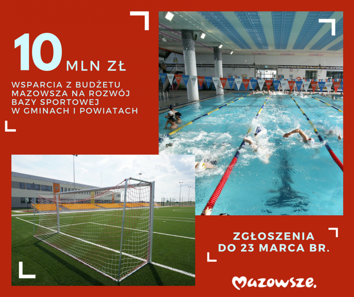 Mazowsze. 10 mln na sport od samorządu 