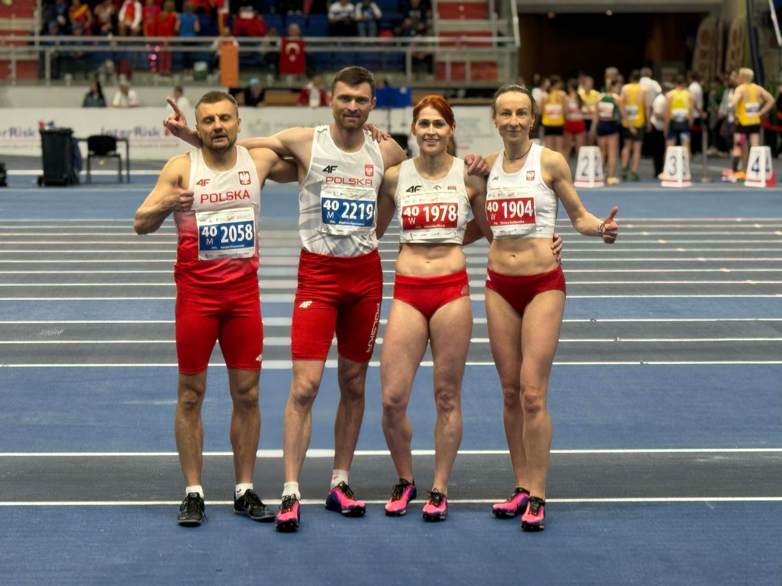 Medal Daniela Kossowskiego na Halowych Mistrzostwach Europy Masters w Toruniu