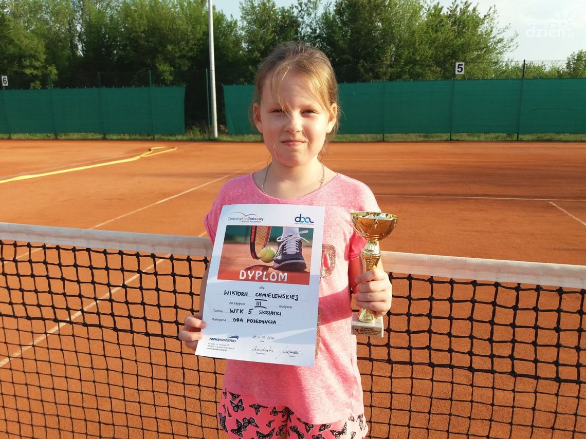 Medal Wiktorii Chmielewskiej na turnieju skrzatów