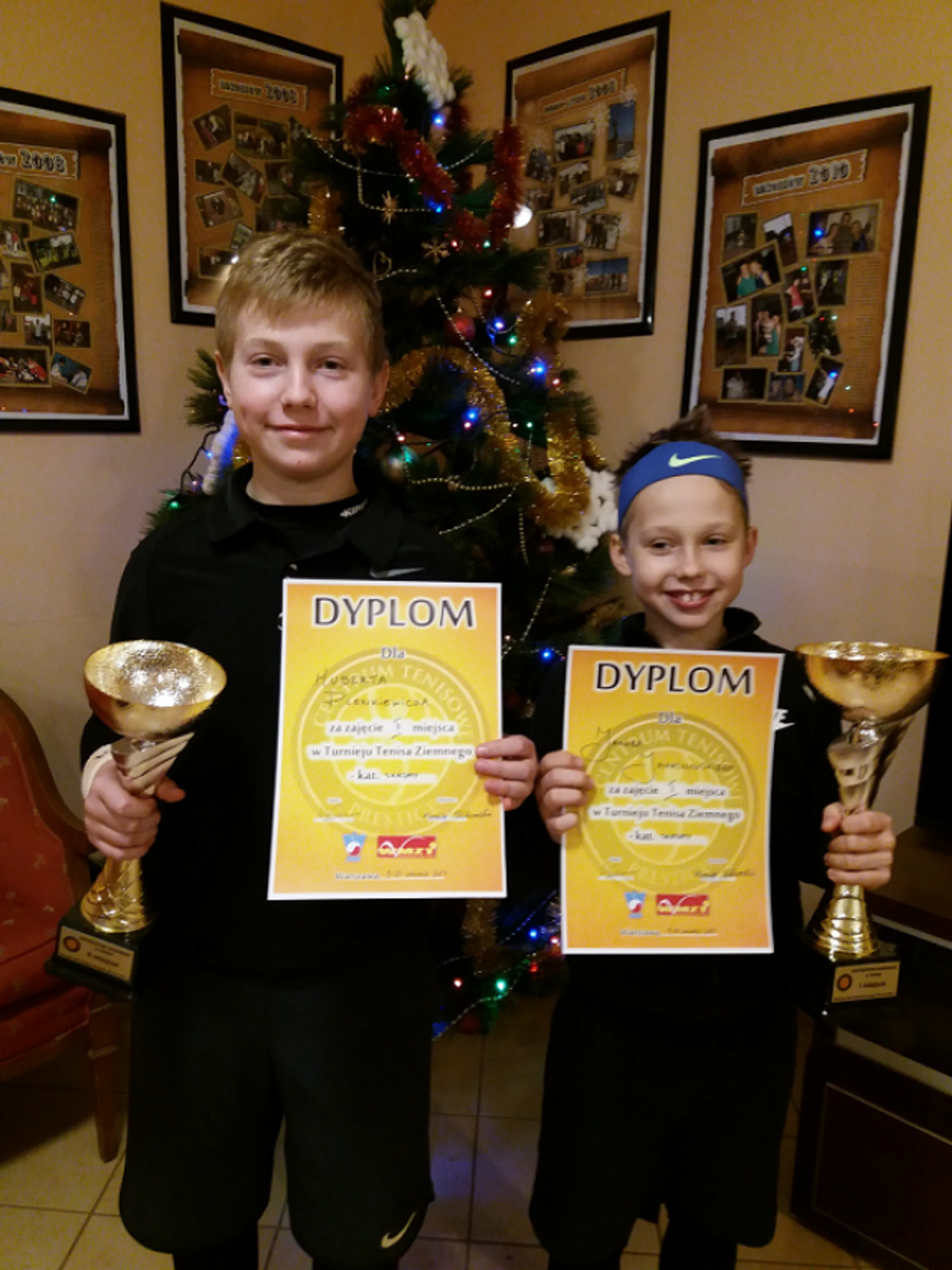 Medale "skrzatów" z AG Tenis Chorzowska