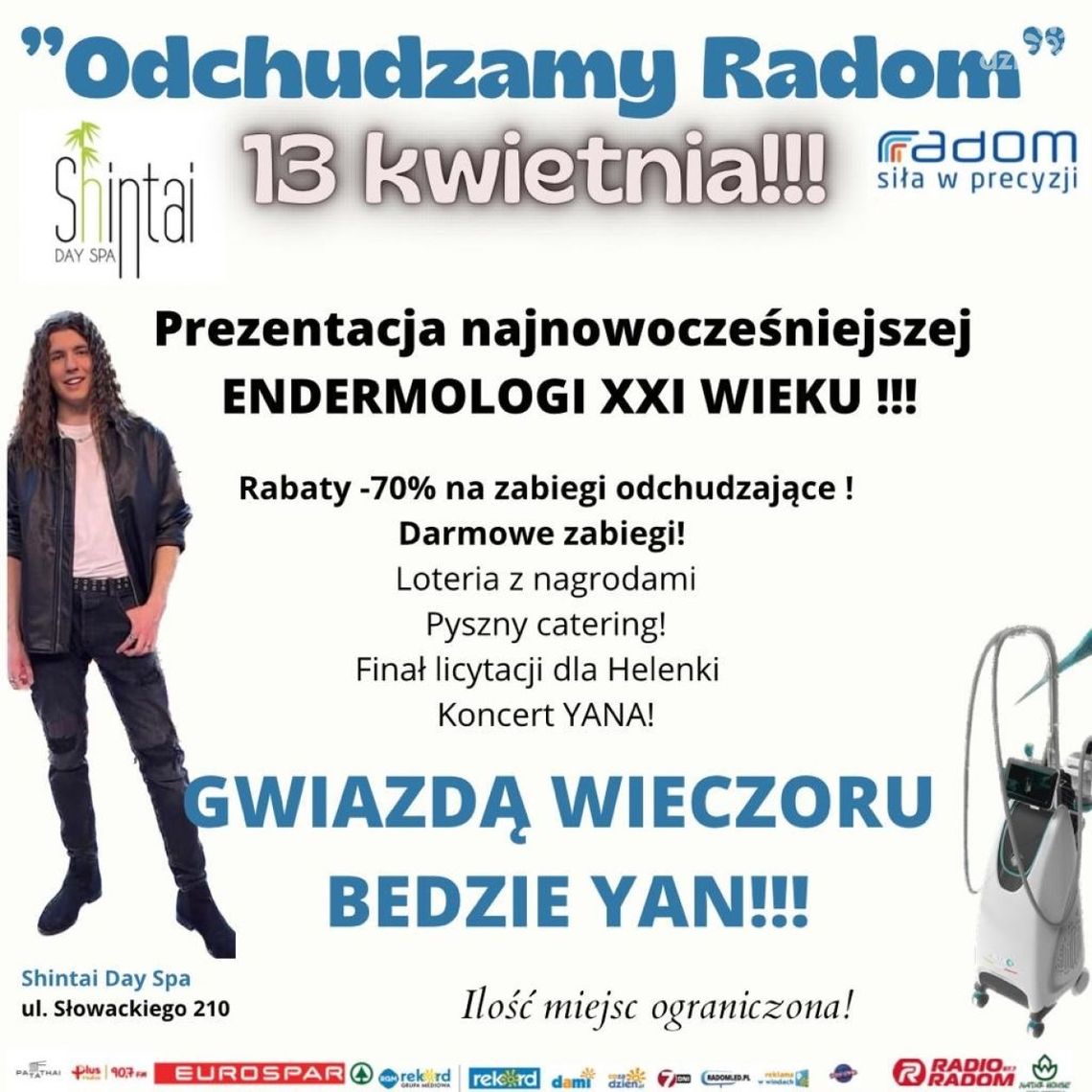 Medyczne SPA - Shintai  Day SPA organizuje 
WIELKI EVENT pod hasłem  „ODCHUDZAMY RADOM”