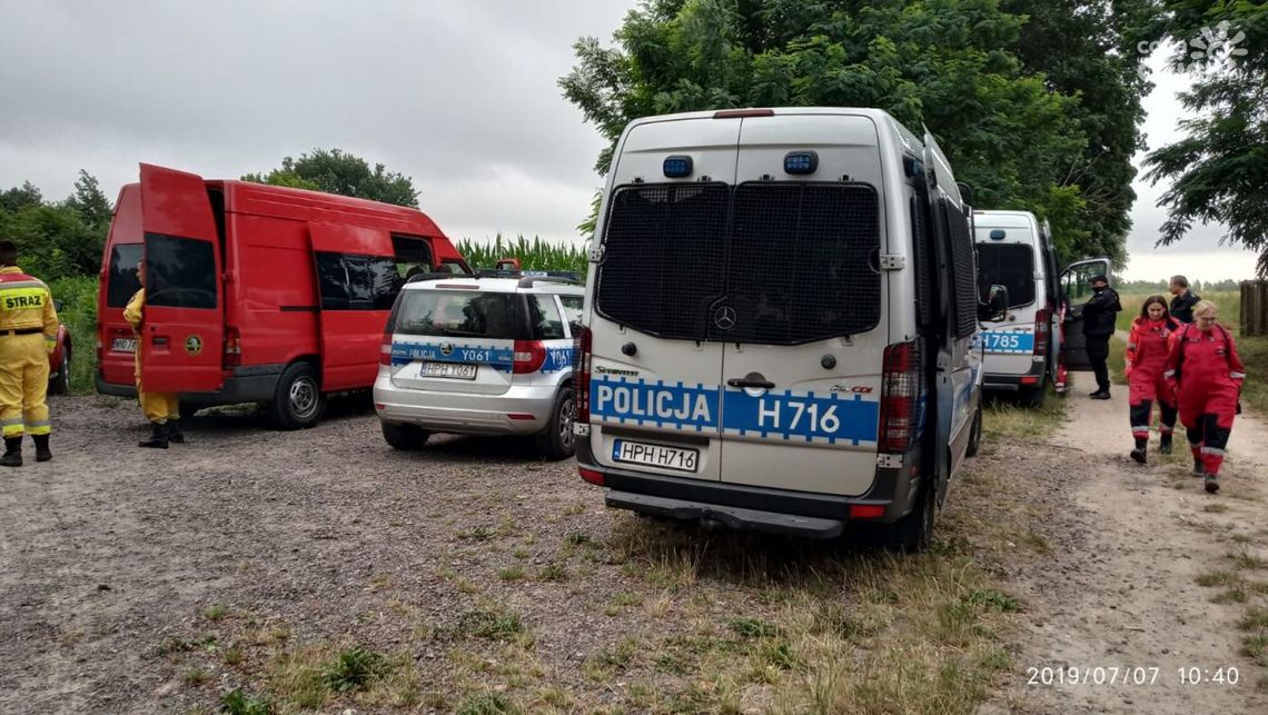 Mężczyzna odnaleziony na bagnach