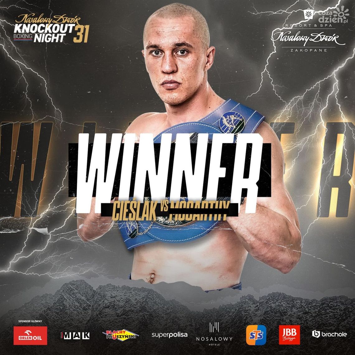 Michał Cieślak obronił tytuł mistrza Europy podczas gali w Zakopanem