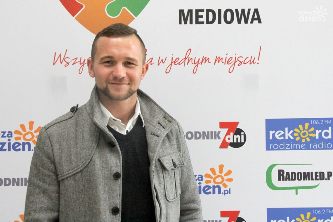 Michał Żeromiński - rozmowa w studiu lokalnym Radia Rekord