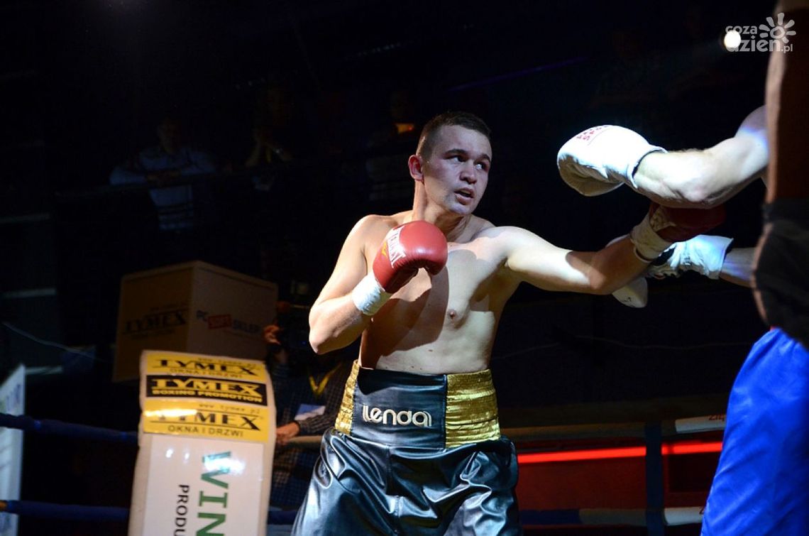 Michał Żeromiński w sobotę na ringu w Pionkach