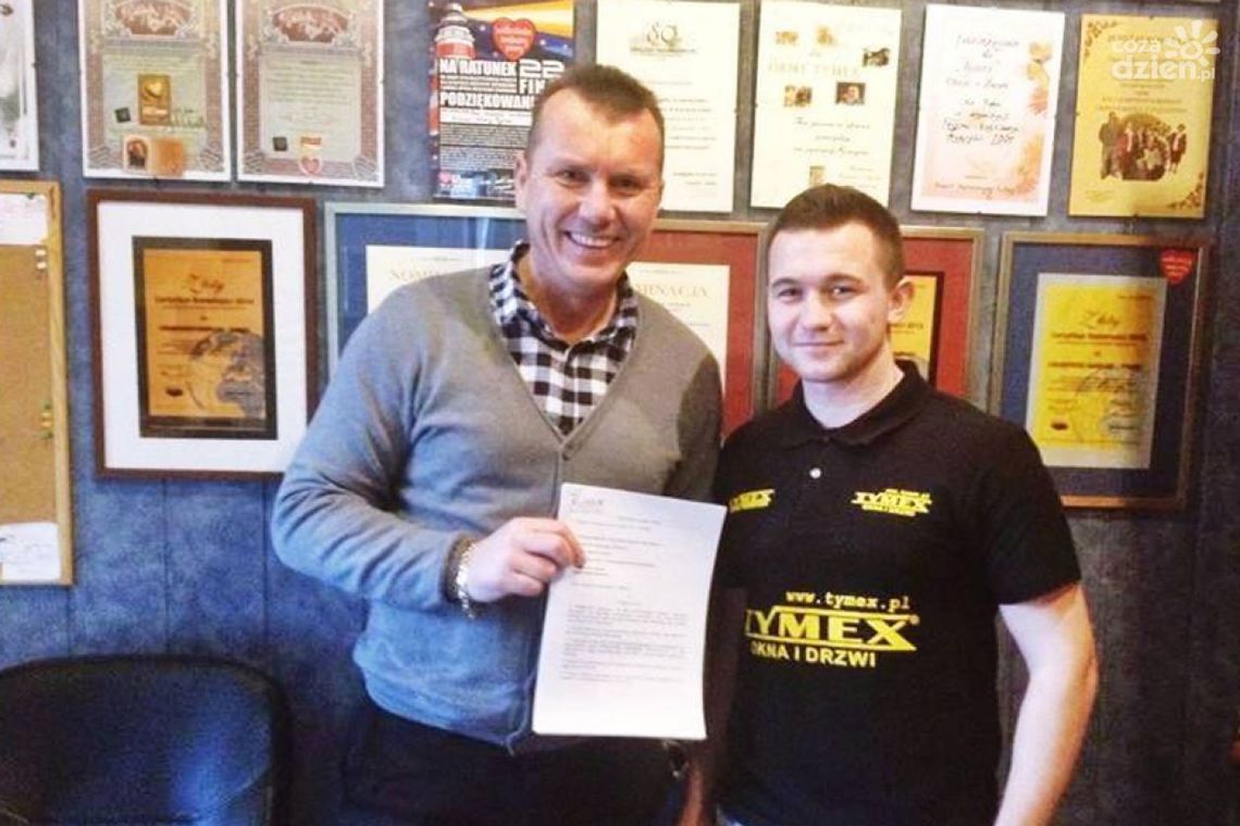 Michał Żeromiński w Tymex Boxing Promotion