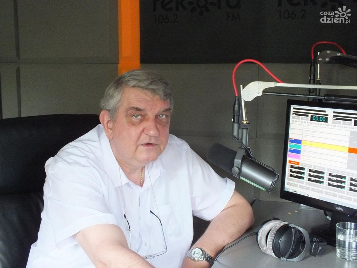 Mieczysław Szatanek - rozmowa w studiu lokalnym  Radia Rekord