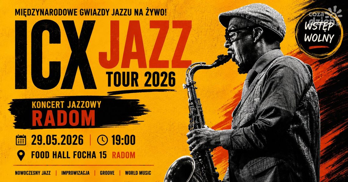 Międzynarodowe gwiazdy jazzu zagrają w Food Hall w Radomiu