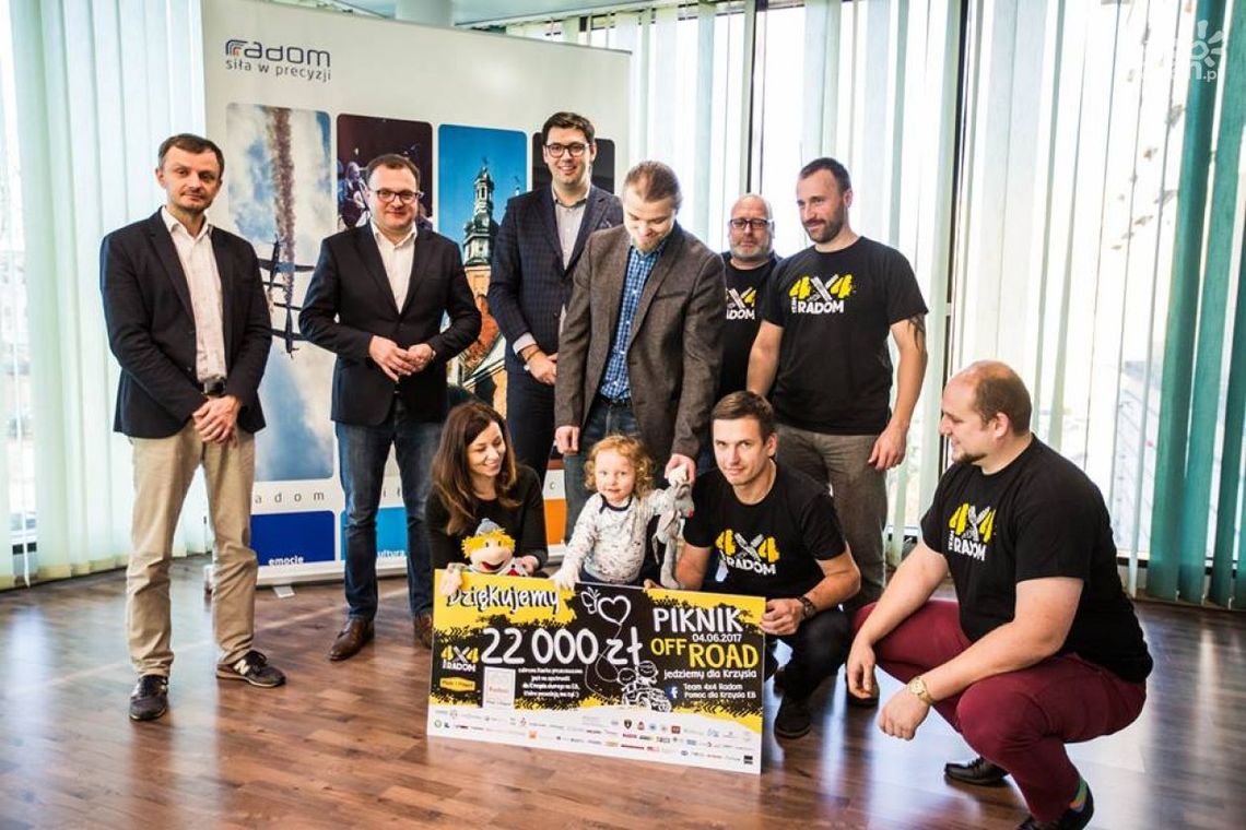 Miłośnicy terenówek pomagają Krzysiowi Miłośnicy terenówek pomagają Krzysiowi