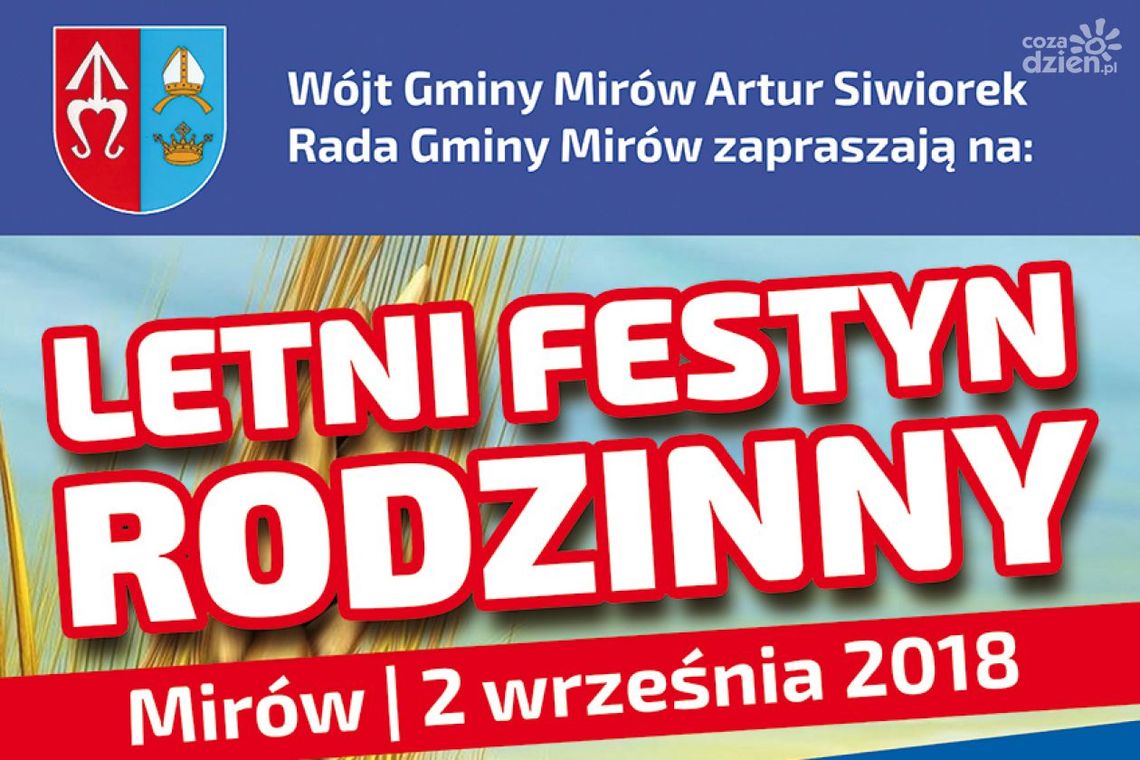 Mirów. Dożynki i festyn rodzinny już niebawem