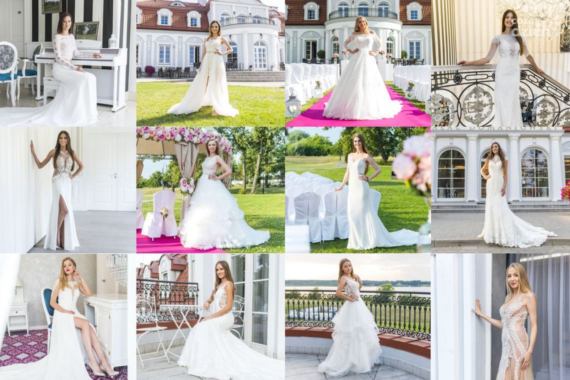 Miss Polonia. Sesja finalistek w sukniach ślubnych